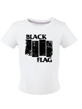 BLACK FLAG Logo Camiseta Bebe