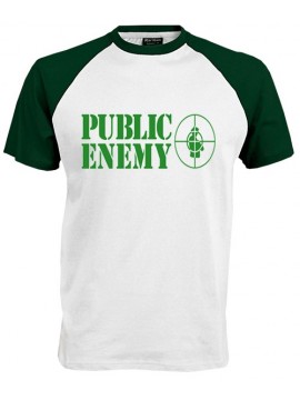 PUBLIC ENEMY Camiseta Raglan