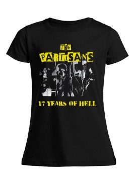 THE PARTISANS 17 YEARS OF HELL  Camiseta Chica